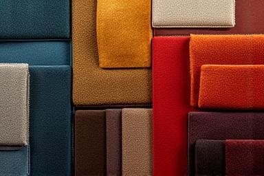 Échantillons de tissus de tapisserie de luxe